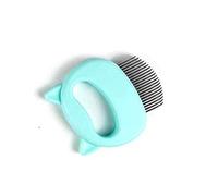 TRUSTTWO Rimozione pettine pet puleding rifornimenti for cani curato gatto cat pettini pet pet dog pennello gatto tool tool utensile a forma di orecchio forma di forma capelli The New (Color : Green