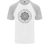 Truth È Guidate By A Morale Bussola Uomo S/S Baseball T-Shirt