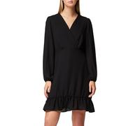 Truth & Fable Women's Chiffon A-Line CBTF037 Black Vestito TG. M