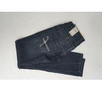 TRUTH OR DARE Nikki Jeans Donna Vita Bassa Pantaloni 27/34 W27 L34 Scuro Nuovo