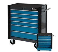 TRUTZHOLM Carrello Officina Rollcontainer 78 x 64 cm Verde 6 Cassetti Garage
