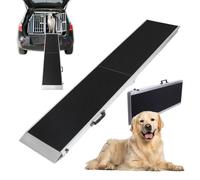 TrutzHolm Hunderampe Tierrampe Hundetreppe Pieghevole In Alluminio 183 Cm 180 Kg