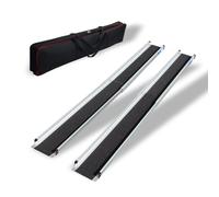 TRUTZHOLM Rampa Telescopica per Sedia a Rotelle in Alluminio 272 kg 105-183 cm