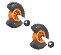 TRUTZHOLM Ruota per Carrello Portabagagli Antiforo 2x 75mm Mozzo 3.00-4