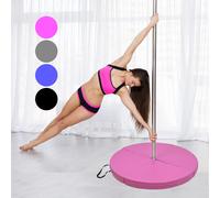 TRUTZHOLM Tappetino Per Pole Dance In Schiuma Extra Denso 10 Cm Ø 120 Cm Rosa