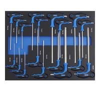 TRUTZHOLM Werkzeugeinlage & Set Gemischtes 52x40 cm Blu Hammer Torx