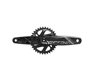 Truvativ - Manovella discendente per tutti i downhill DUB83 con attacco diretto 34T X-SYNC 2 CATENA B1 165Mm, colore: Nero