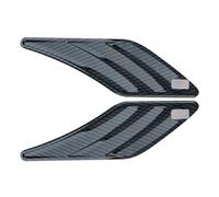 Truvix Adesivo per bocchette aria auto laterale per parafango universale A3 8P 8V A4 B8 A5 A6 C6 C7 A7 A8 Q3 Q5 Q7 RS5 RS6 RS7 S3 S4 S5 TT(B Carbon Fiber Look)