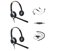TruVoice Auricolare Training Solution (Include 2 X HD-550 Deluxe Cuffie Doppio dell'orecchio con Il Microfono a cancellazione di Rumore, Cavo di Formazione e Smart Piombo Funziona)