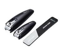 Truyu - Set di manicure per unghie, 3 pezzi, include tagliaunghie e unghie e lima per unghie, set manicure ideale per donne e perfetto per unghie naturali o acriliche.