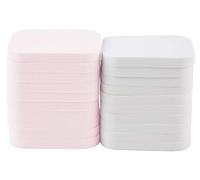 TRUYU Spugne per trucco confezione da 20 - Spugnette cosmetiche senza lattice per fondotinta, BB cream e crema idratante - Spugne rettangolari per uso quotidiano e da viaggio