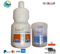 Truzone Crema Perossido 12% 40 Vol 1L & Trulites Rapido Blu Polvere Bleach 500g