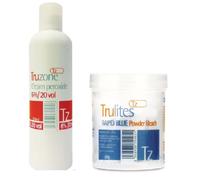 Truzone Crema Perossido & Trulites Rapido Bleach Polvere Kit Tutti Forza &