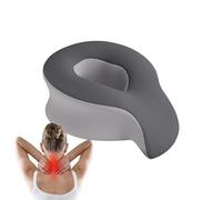 Trveqhk Cuscino a faccia in giù, poggiatesta massaggiante a faccia in giù, ad alta elasticità, strumento per il sonno profondo per viaggi, viaggi d'affari, casa, dormitorio