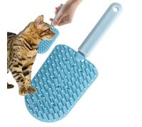 Trveqhk Pettine per gatti, pettine per gatti, a forma di, delicato design ergonomico antiscivolo per casa, cliniche, saloni, forniture per cuccioli