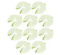 Trveqhk Supporti per fragole da giardino, 10 supporti per piantare fragole, resistente alle intemperie, strumento verticale per la coltivazione della frutta per la protezione esterna della