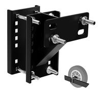 TRVL FIELDER Supporto per pneumatici di scorta per rimorchi per barche, portapassi, Heavy Duty può contenere fino a 150 LBS, adatto per ruote da 4 e 5 e 6 Lugs Trailer su 4", 4,5", 4,75", 5" e 5,5"