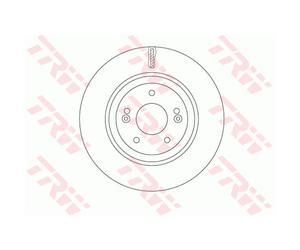 TRW 2X Disco Frenante Anteriore Ø320 Mm Ventilato Per Hyundai Tucson TLE 1.6 GDi