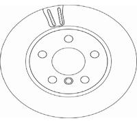 TRW 2x Disco Freni Anteriore Ø280 MM Ventilato Verniciato per BMW I3 I01 Corde
