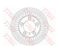 Disco freno TRW DF6411 anteriore, ventilato, 1 pezzo