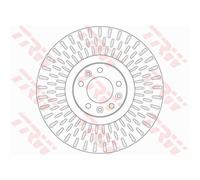 TRW 2x Disco Freni Anteriore 340 Ventilato per Peugeot 508 Sw I 8E_8D_6C_