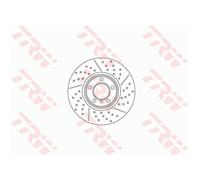 TRW 2x Disco Freni Anteriore Ø340mm Ventilato per BMW 1er 3er Touring F20 F21