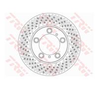 TRW 2X Disco Freno Anteriore 298 Ventilato Forato Per Porsche Boxster 987