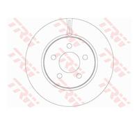 TRW 2X Disco Freno Anteriore 302 Ventilato Per Dodge Nitro KA Jeep Cherokee