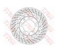 TRW 2X Disco Freno Anteriore Ø304Mm Ventilato Per Porsche 911 Targa 993