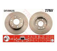 TRW DF4992S Disco freno
