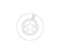 TRW 2x Disco Frontale Ventilato per Hyundai Tucson Tle 1.6 GDI 2.0 Crdi AWD