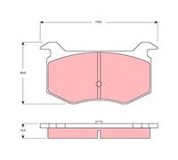 TRW Automotive AfterMarket GDB1256 Pastiglia freno