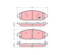 TRW Automotive AfterMarket GDB4136 Pastiglia freno