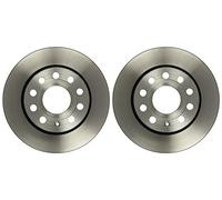 TRW Disco freno DF4276 posteriore pieno 1 pezzo