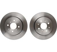 TRW Disco freno DF4402 posteriore pieno 1 pezzo