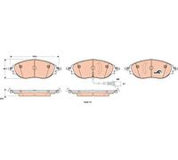 TRW AUTOMOTIVE GDB1918 Past.FR. Ant Seat Alhambra 06/10>