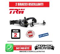 TRW COPPIA BRACCI ANTERIORI FIAT IDEA 03 - LANCIA YPSILON - MUSA 1.2 1.3 MTJ 1.4