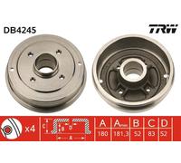 TRW DB4245 Tamburo freno