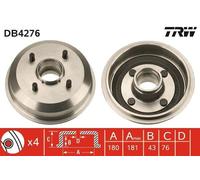 TRW DB4276 - Tamburo freno singolo