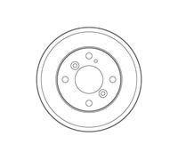 TRW DB4553 Tamburo freno per FORD