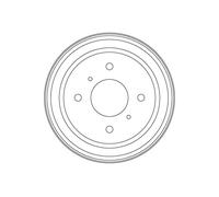 TRW DB4554 Tamburo freno per NISSAN