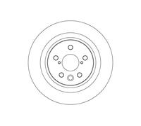 TRW DF3978 Disco freno per LEXUS,TOYOTA