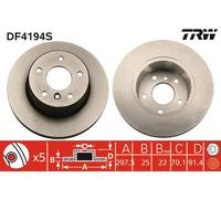 Trw Df(Singolo) Land Rover Discovery Ii (Lj, Lt) 4.0 Df4194S