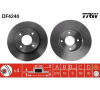 TRW DF4240 Disco freno