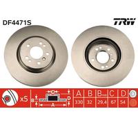 TRW DF4471S Disco freno per MERCEDES-BENZ