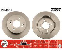 TRW DF4801 Disco freno