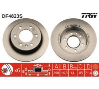 TRW DF4823S Disco freno per MERCEDES-BENZ,VW