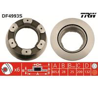 TRW DF4993S Disco freno