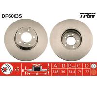 TRW DF6003S Disco freno per BMW
