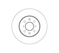 TRW DF6036 Disco freno